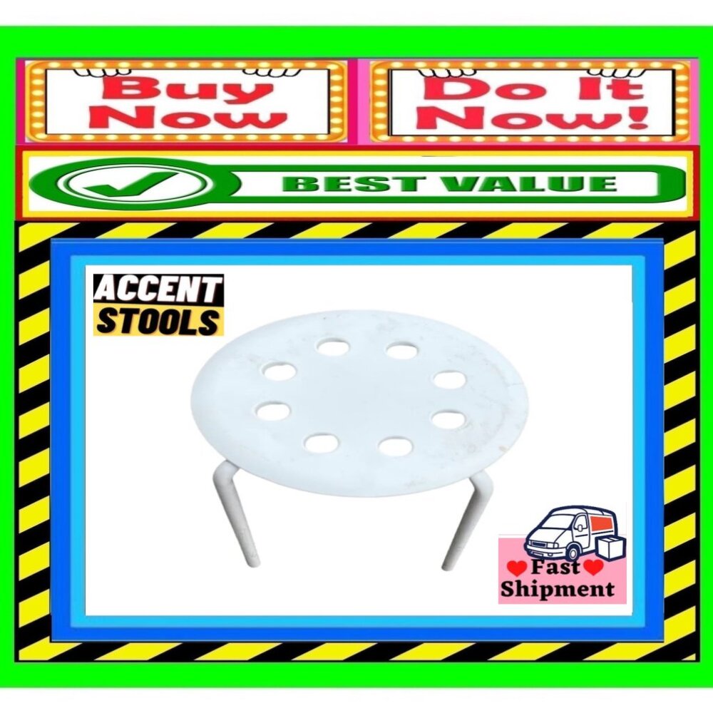 🛑 Contemporary ➕ STOOL Backless 🆒 CHAIR Stackable Bench Loft Style 💸 BUY NOW❗ - Picture 2 of 16